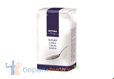 Сахар OPTIMA LINIJA, Nordic Sugar калорийность